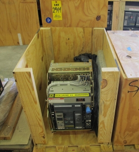 BREAKER, CIRCUIT, 600 FRAME AMP RATING, MASTERPACT NT 08N1 KIND, 3 POLE, 480 VOLT RATING, CRADLE KIRK KEY OPTION. SQUARE D DIRECT REPLACEMENT FOR 1E ABB K-600S INCLUDES ONE NEW 18" DOOR, MOUNTS USING EXISTING HINGES > CONTINUOUS CURRENT: 600A > INTERRUPTING RATING: 30KA @ 535 VAC > 125VDC OPERATED > MICROLOGIC TRIP UNIT 5.0A > 250A SENSOR > 250A SENSOR PLUG > 18" DOOR, PART # NLI-NT08N1-LISB8-KK-EODC-SR-001 (W-44) LOADING & HANDLING FEE $15-